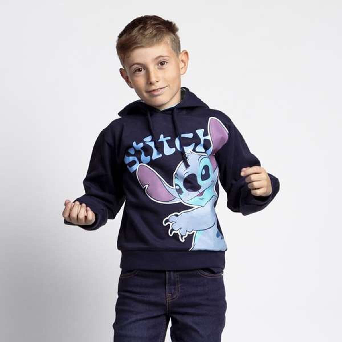 Sudadera con Capucha Niña Stitch Azul oscuro - Image 10
