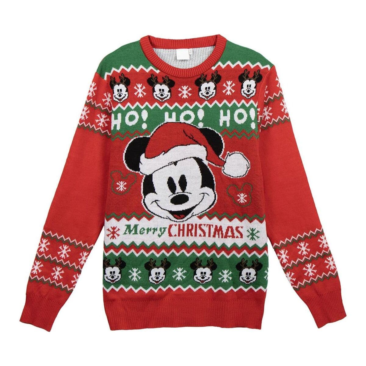 Sweter Unisex Mickey Mouse Czerwony M - Image 3