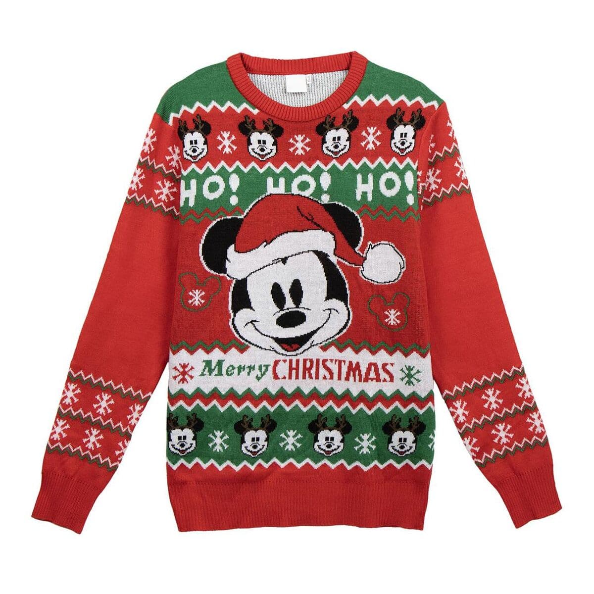 Sweter Unisex Mickey Mouse Czerwony M - Image 5