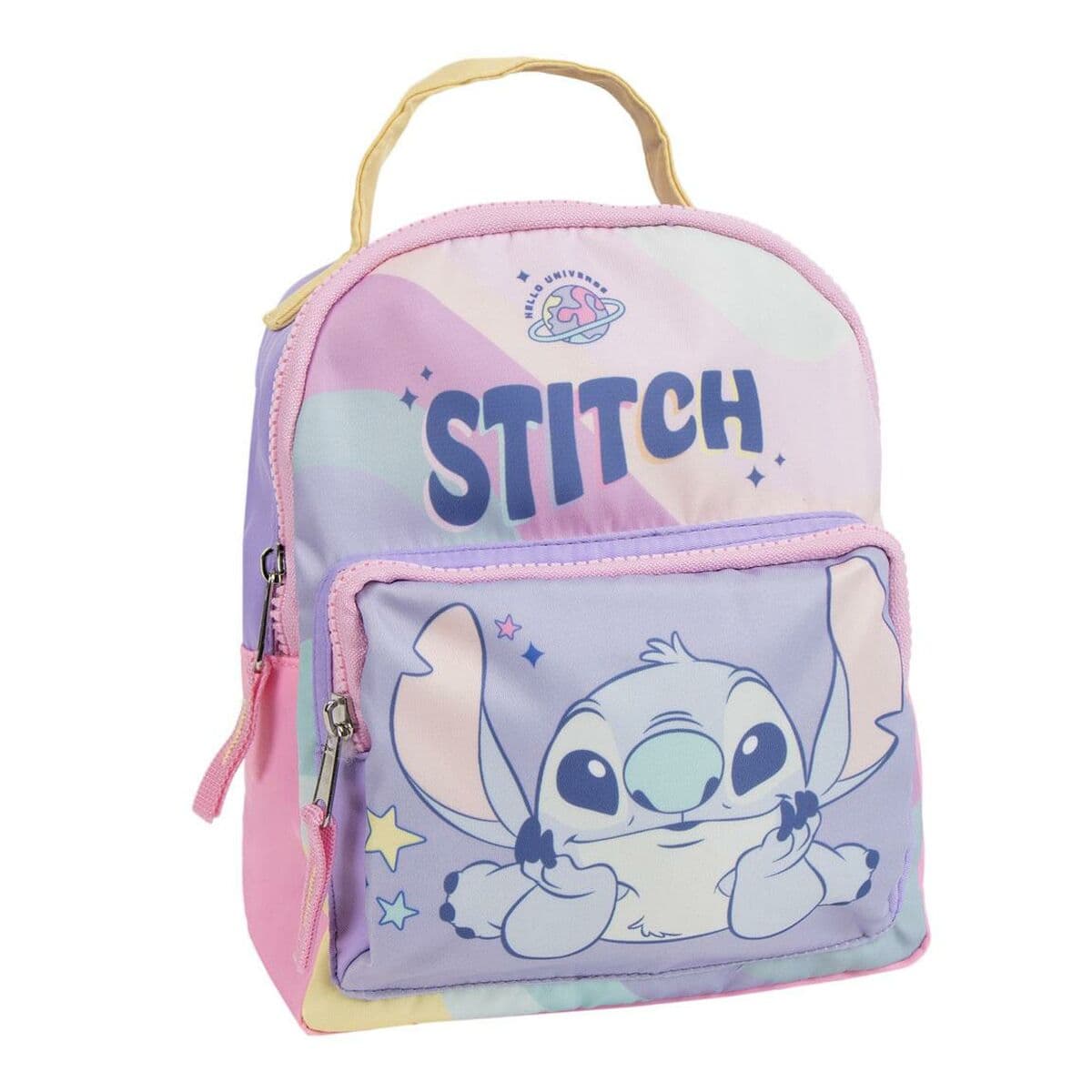 School Bag Stitch Lilac 19,0 x 23,0 x 8,0 cm