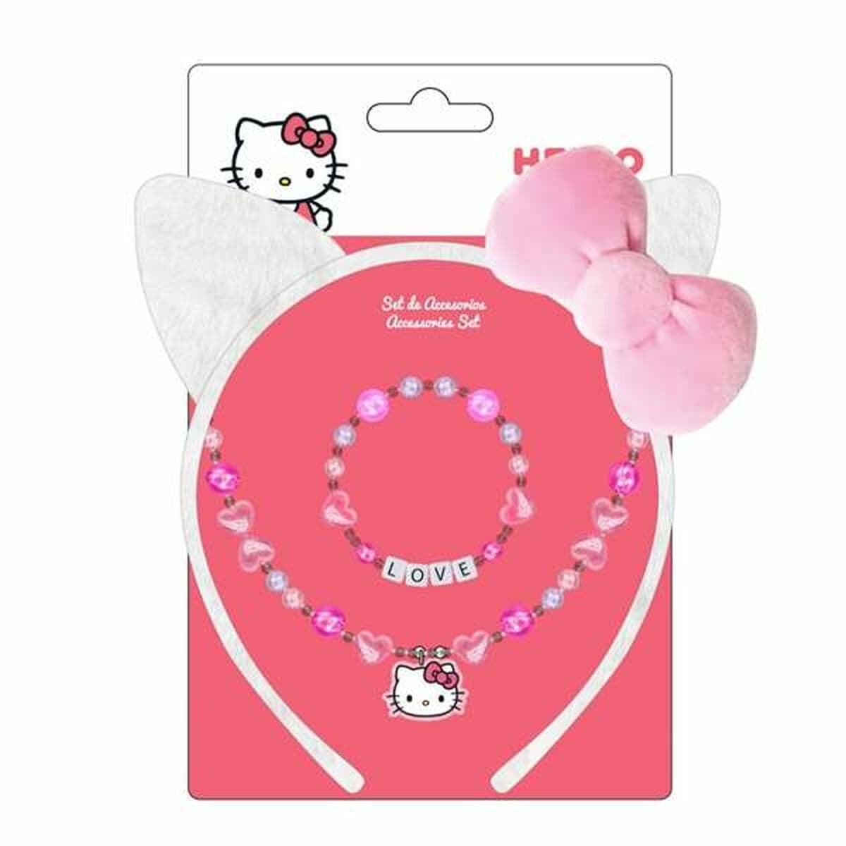 Collar Hello Kitty Fucsia 3 Piezas - Image 2
