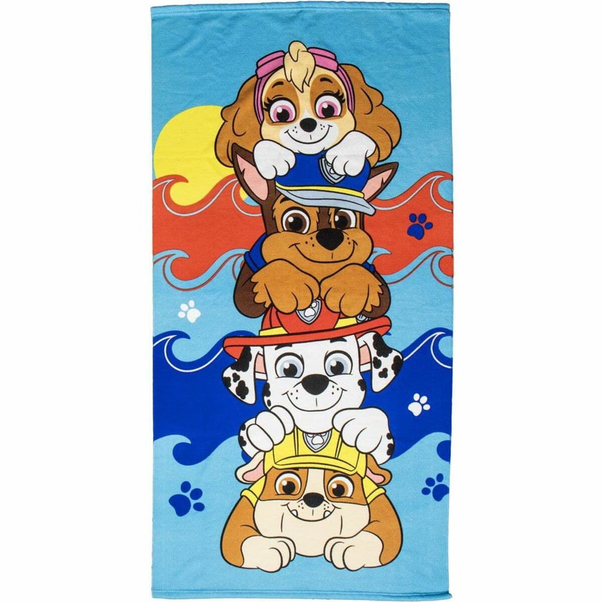 Paplūdimio rankšluostis The Paw Patrol Mėlyna 33 x 27 x 7 cm - Image 2
