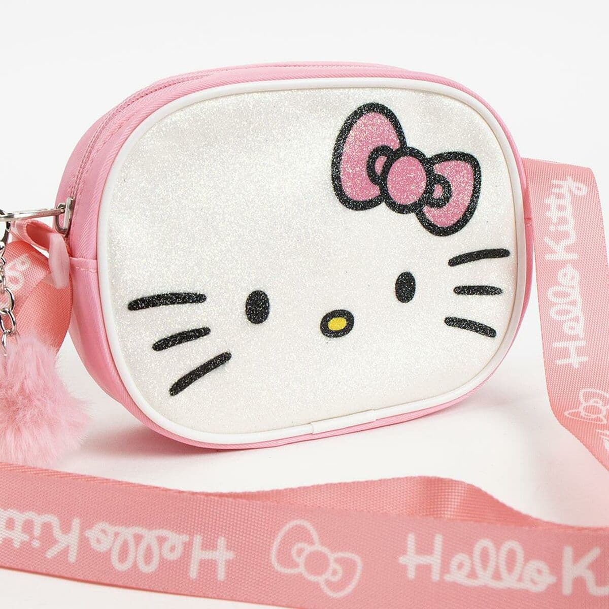 Bolso Bandolera Hello Kitty Rosa 14,5 x 10,5 x 4,0 cm - Image 3