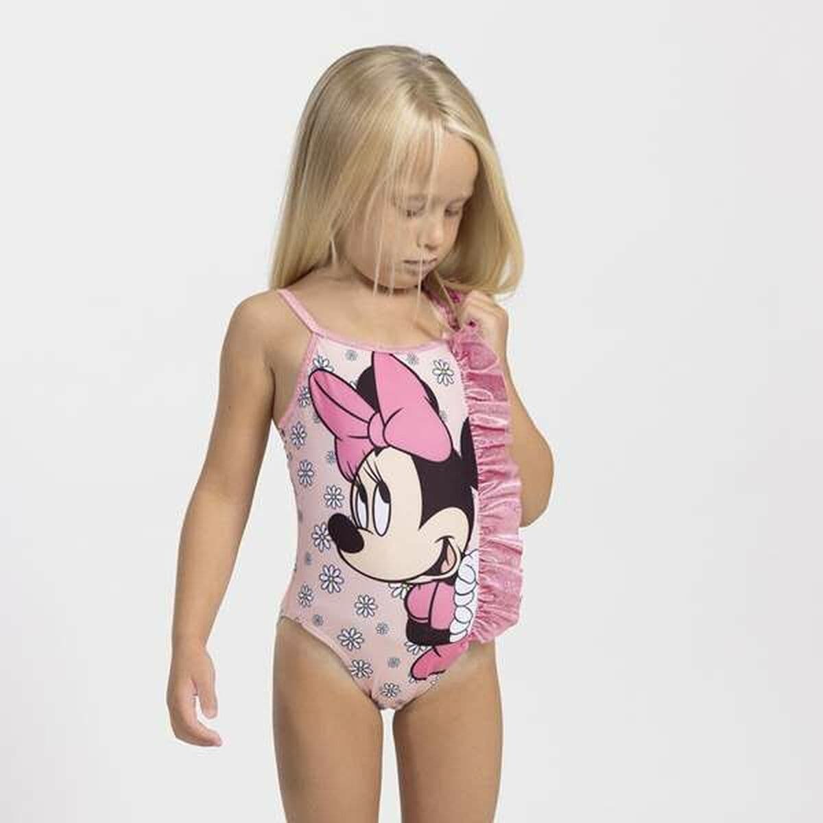 Badeanzug für Mädchen Minnie Mouse Rosa - Image 3