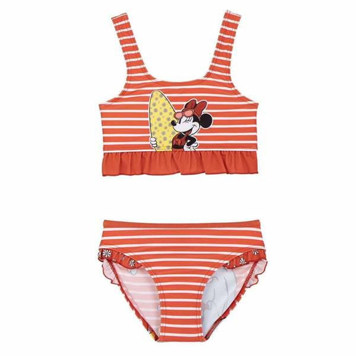 Bikiniunterteil für Mädchen Minnie Mouse Rot