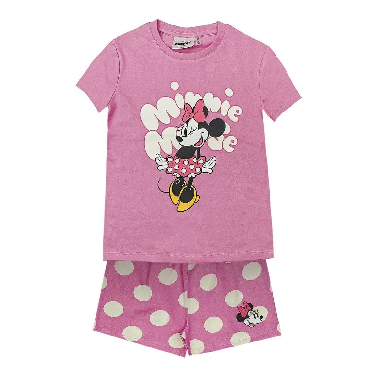 Pijama Infantil Minnie Mouse Rosa