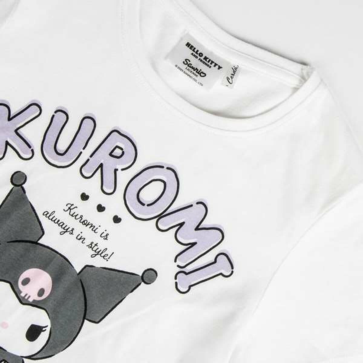 Camiseta de Manga Corta Infantil Hello Kitty Blanco - Image 3