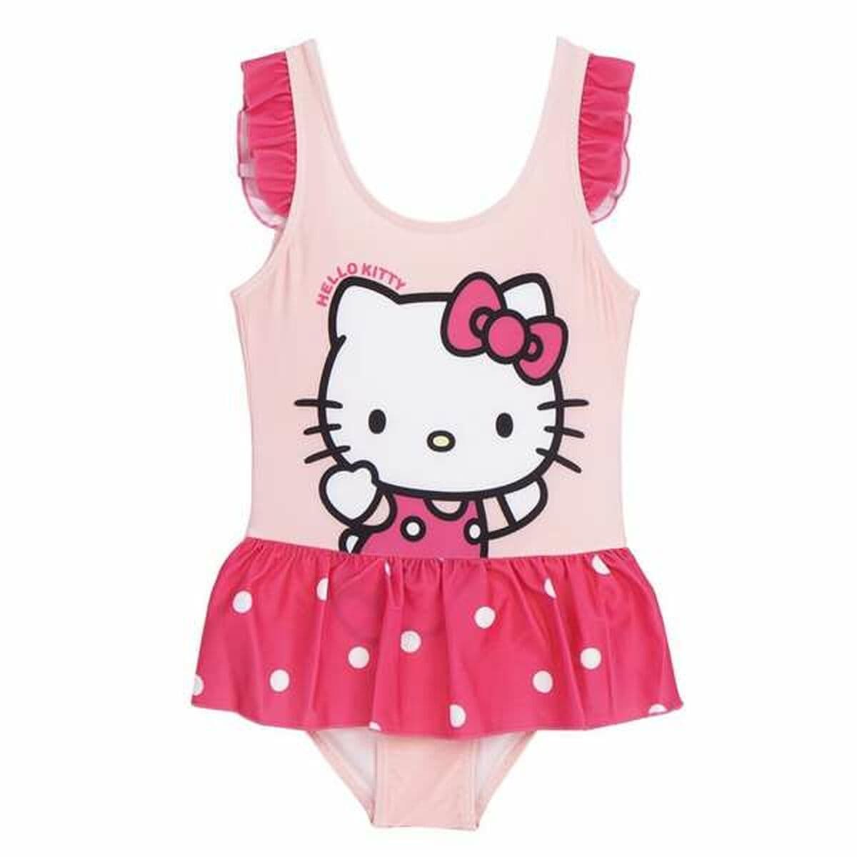 Badeanzug für Mädchen Hello Kitty Hellrosa