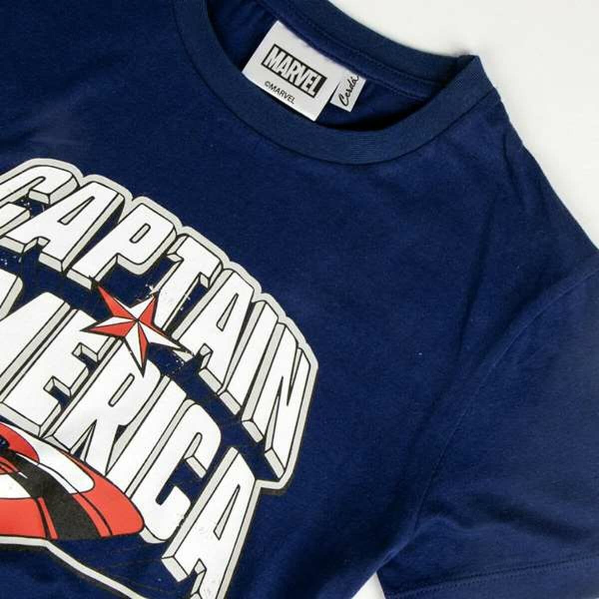 Camiseta de Manga Corta Niño The Avengers Azul - Image 3