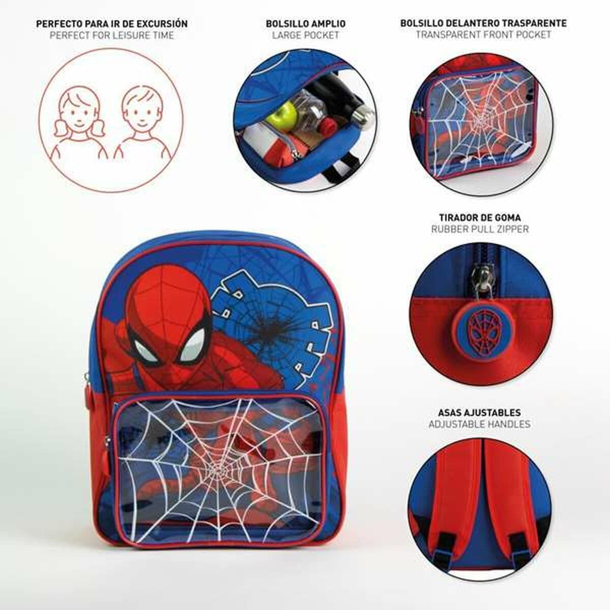 Mochila Escolar Spider-Man Azul oscuro - Image 4