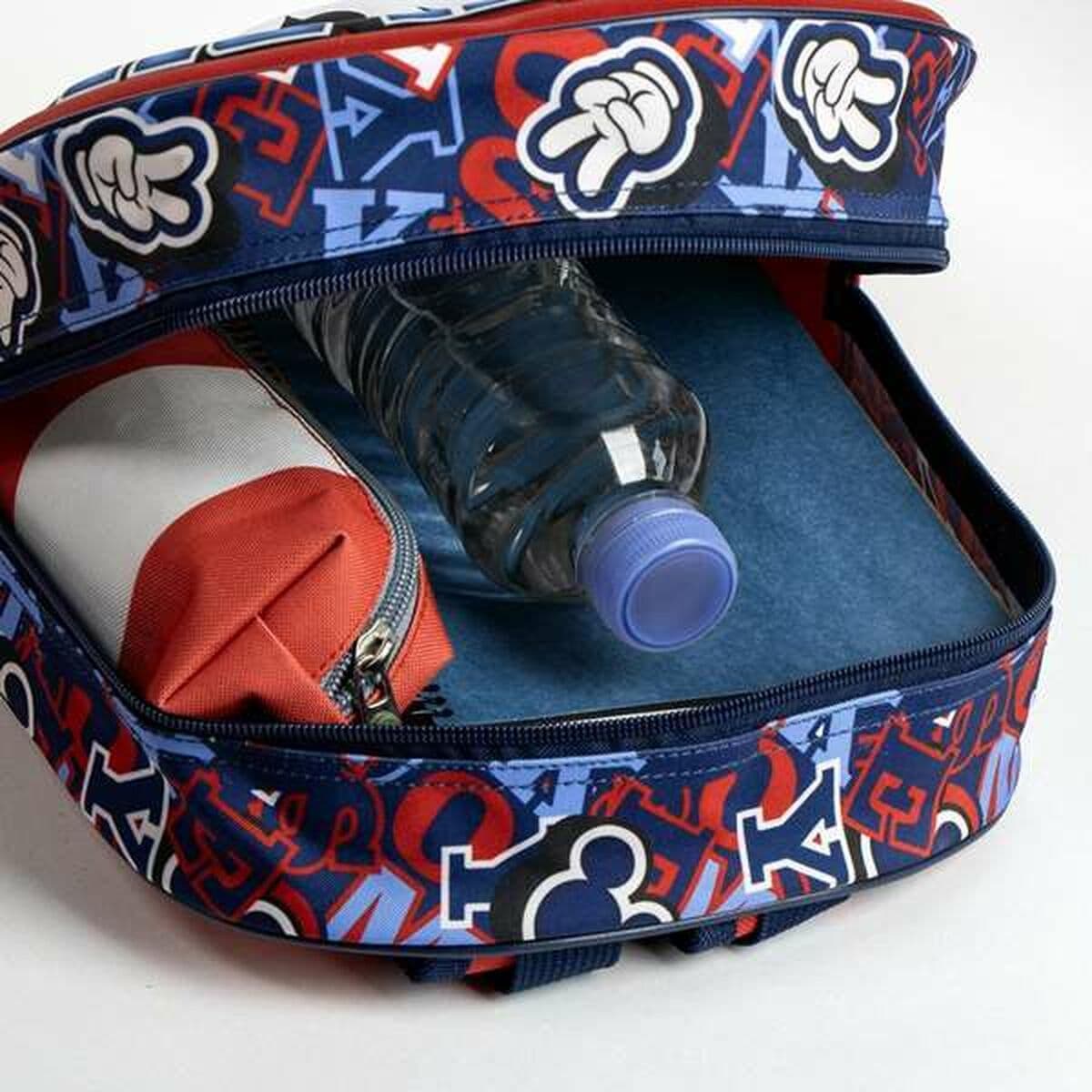 School Bag Mickey Mouse Red 25,0 x 31,0 x 10,0 cm - Image 11