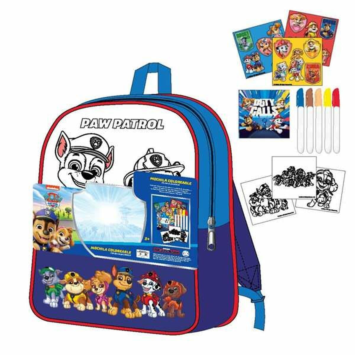 Skoletaske The Paw Patrol Blå - Image 3