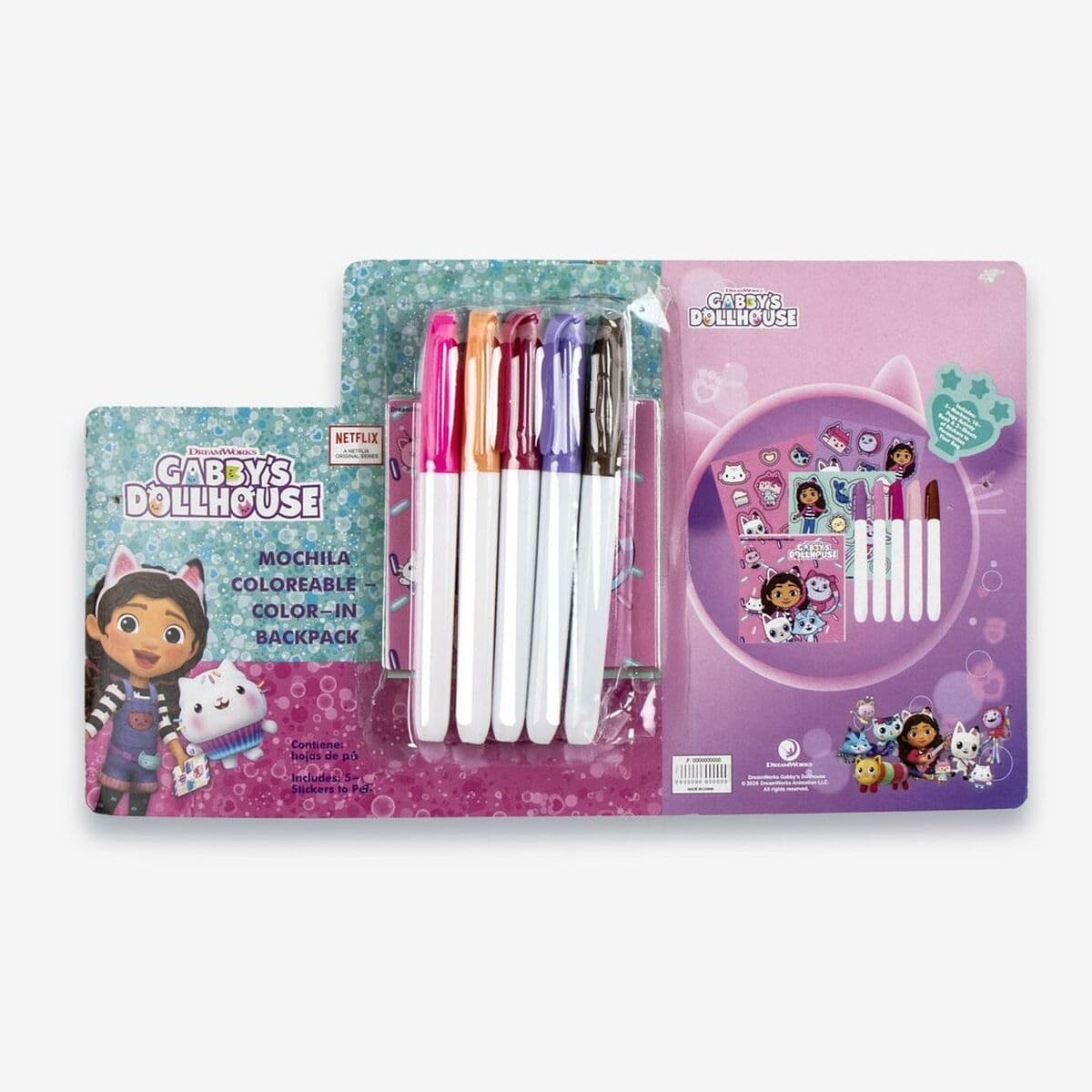 Vaikiškas krepšys Gabby's Dollhouse Rožinė - Image 11