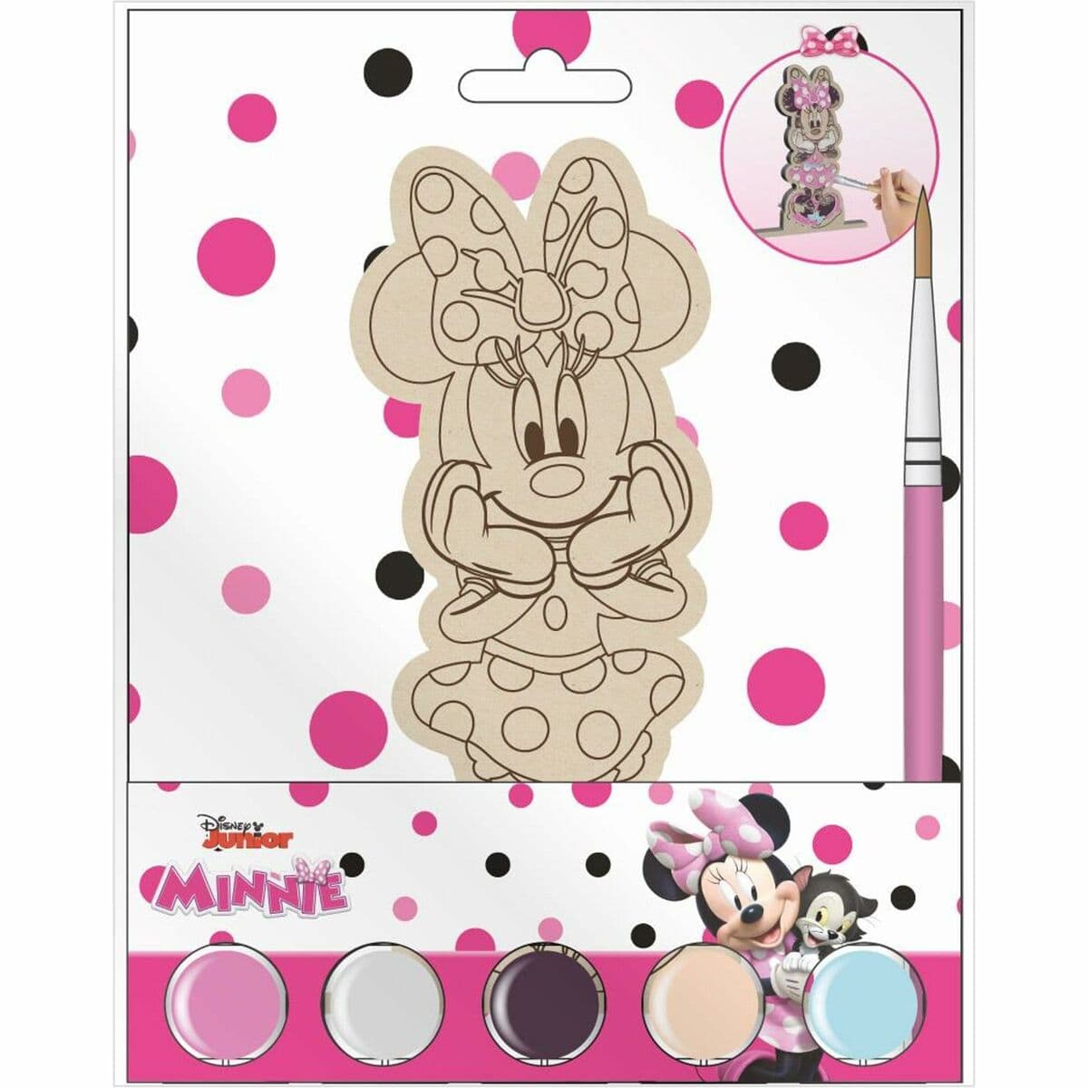 Drveni set Minnie Mouse Drvo 14 x 18 x 5 cm - Image 3