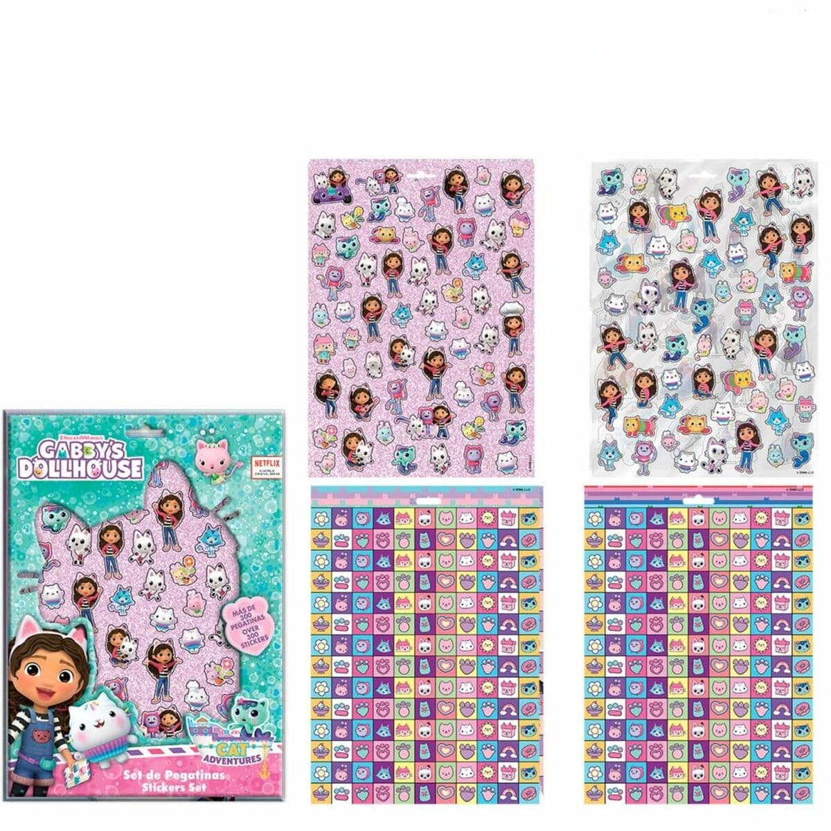 Aufkleber Gabby's Dollhouse Lila