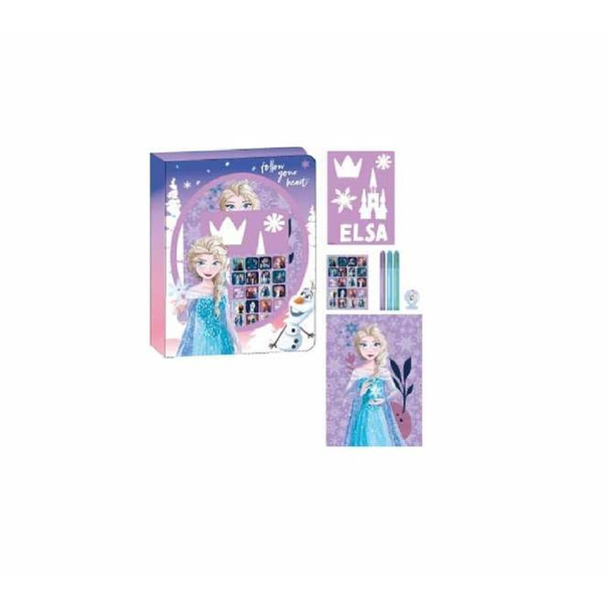 Stationery Set Frozen Multicolour 8 Pieces - Image 2
