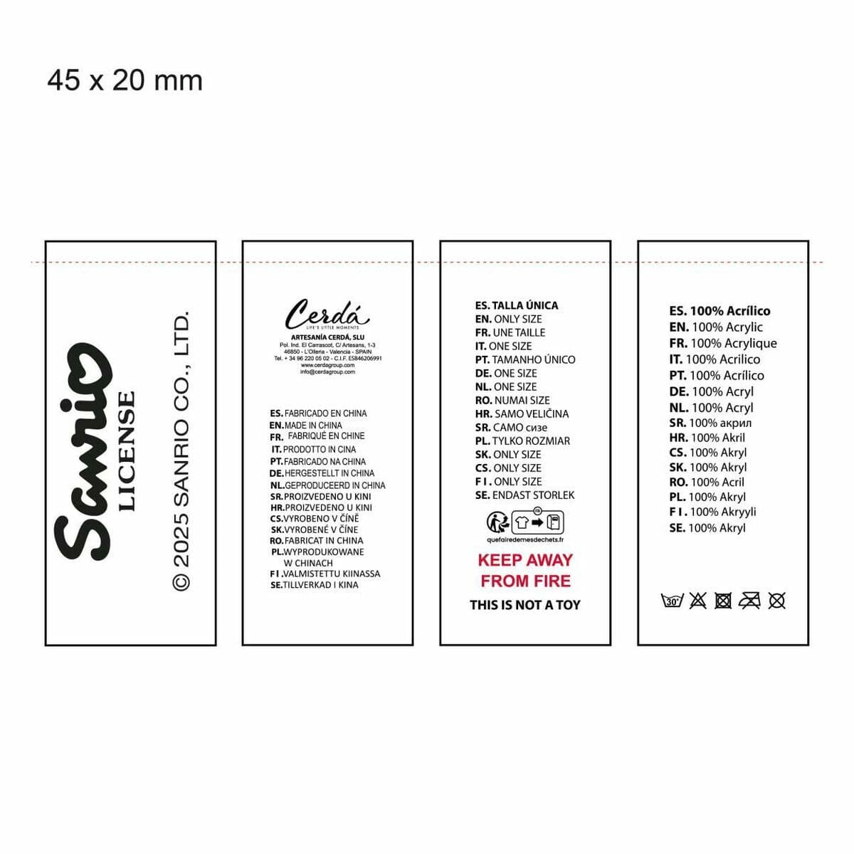 Dječja Kapa Hello Kitty Bijela - Image 6