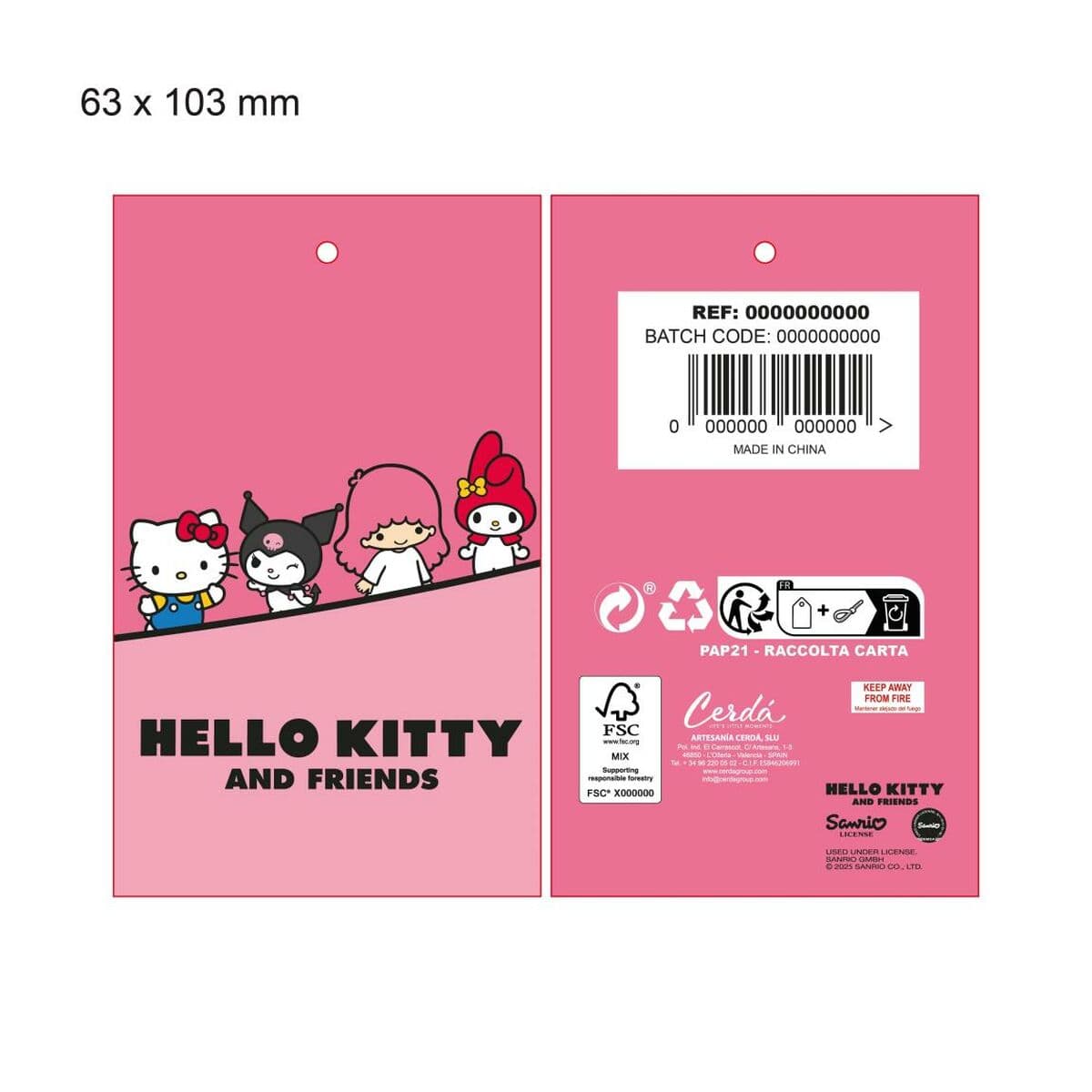 Barnkeps Hello Kitty Rosa - Image 6