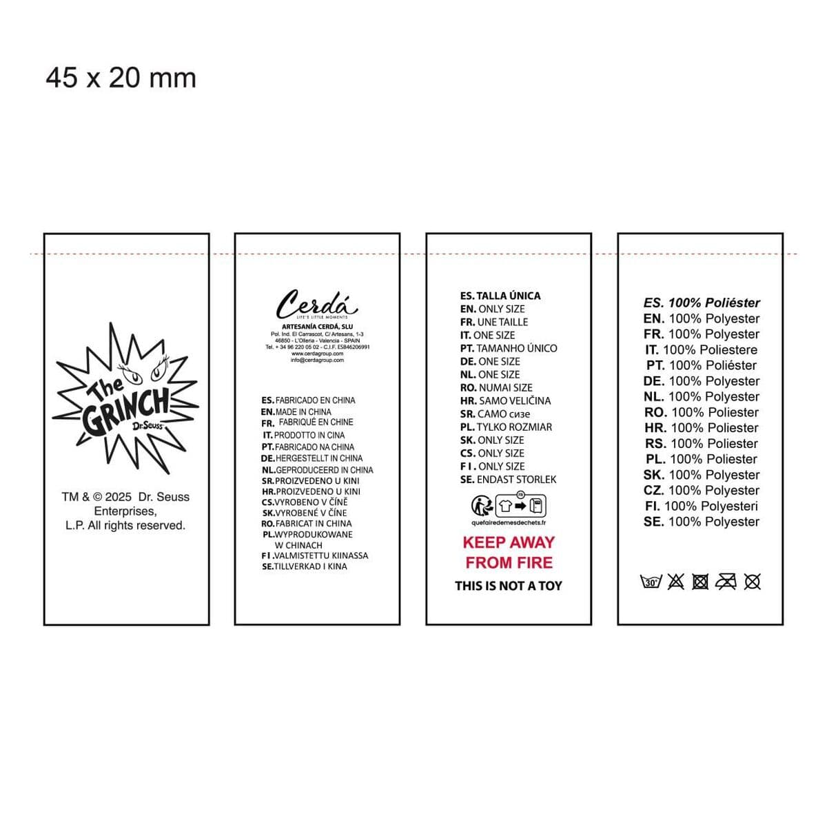 Czapka z daszkiem dziecięca The Grinch Kolor Zielony - Image 8