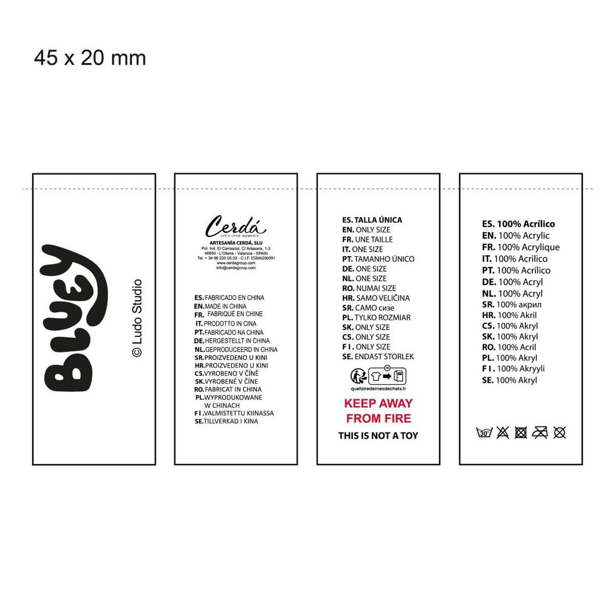 Gorro Infantil Bluey Azul - Image 5