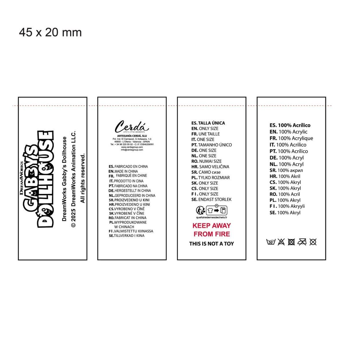 Drabužių rinkinys Gabby's Dollhouse Rožinė - Image 9