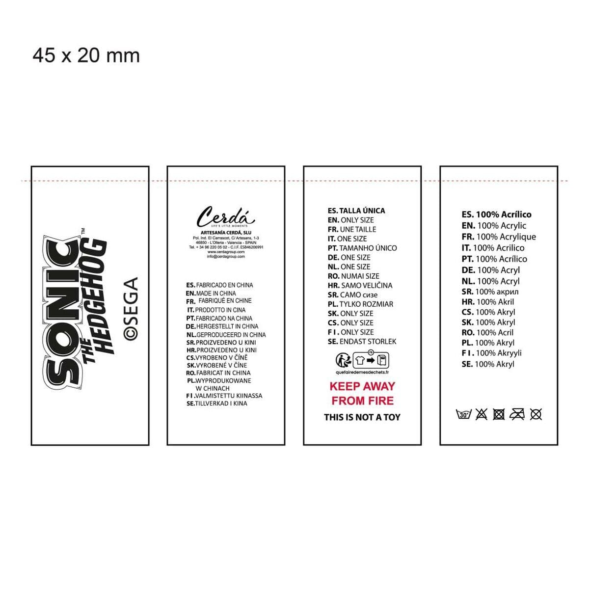 Bekleidungs-Set Sonic Blau - Image 9