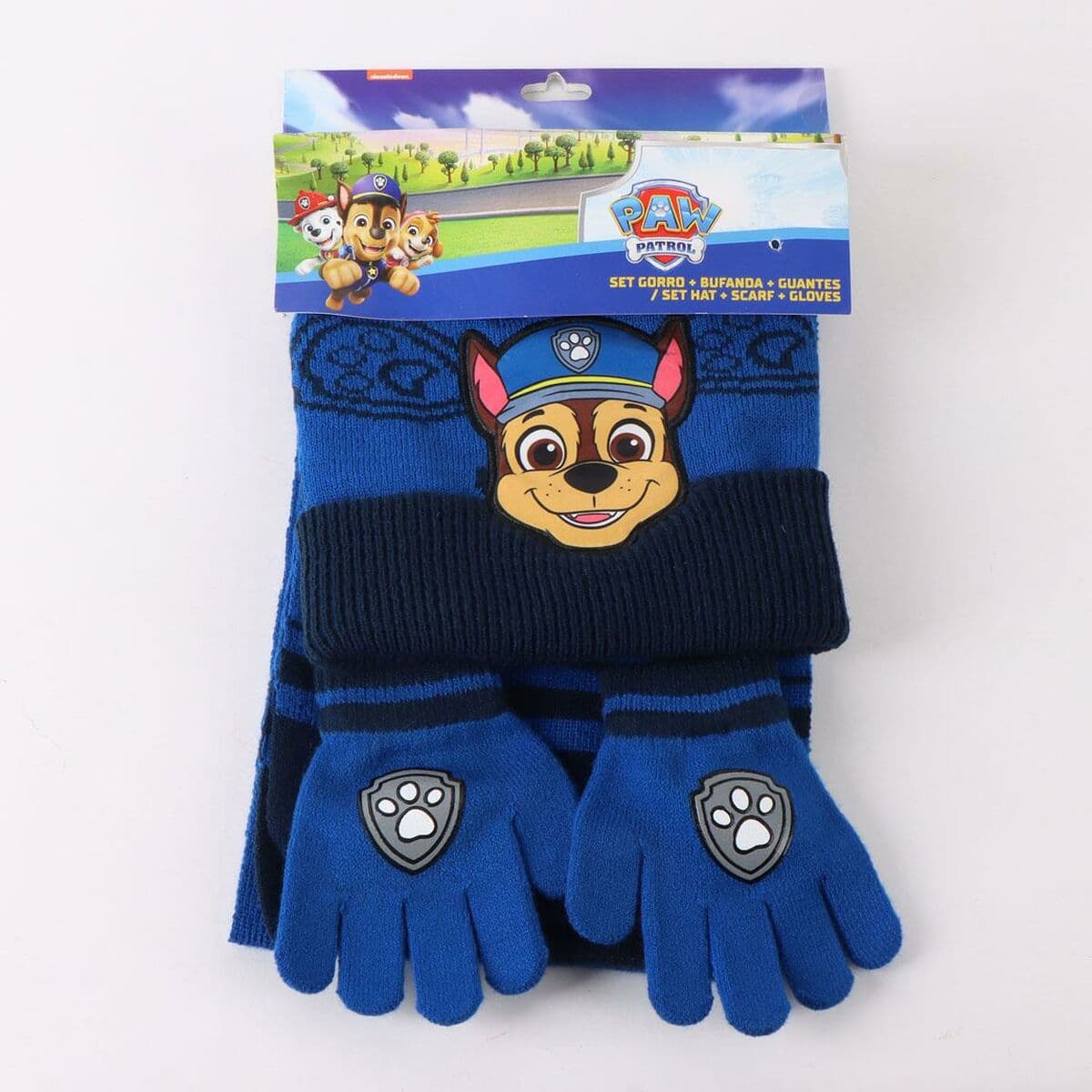 Kepurė ir pirštinės The Paw Patrol Mėlyna - Image 8