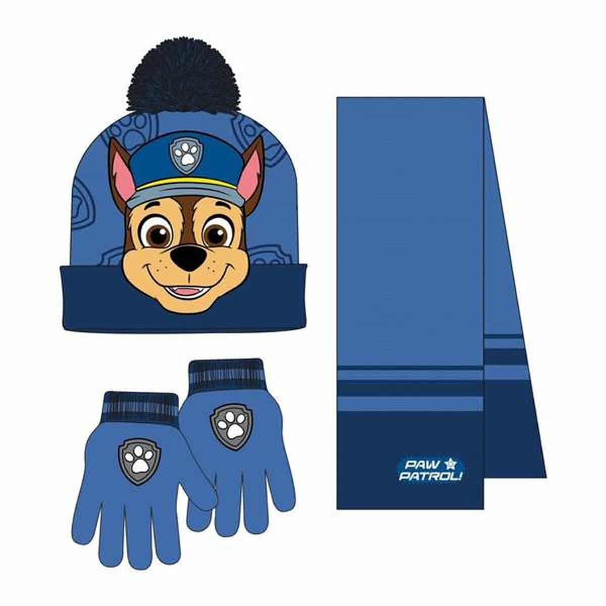 Kepurė ir pirštinės The Paw Patrol Mėlyna - Image 2