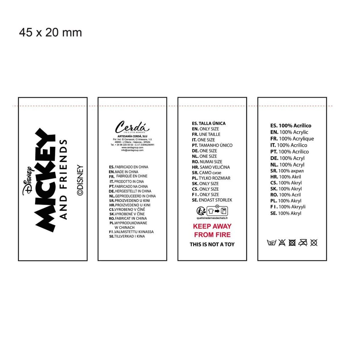 Barnkeps Minnie Mouse Röd - Image 7