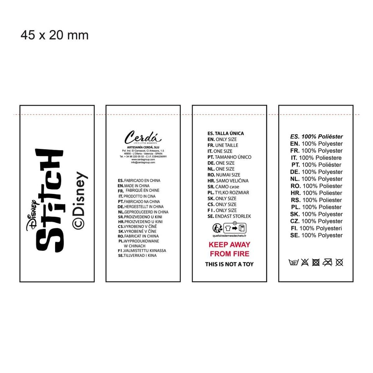 Barnkeps Stitch Blå - Image 9