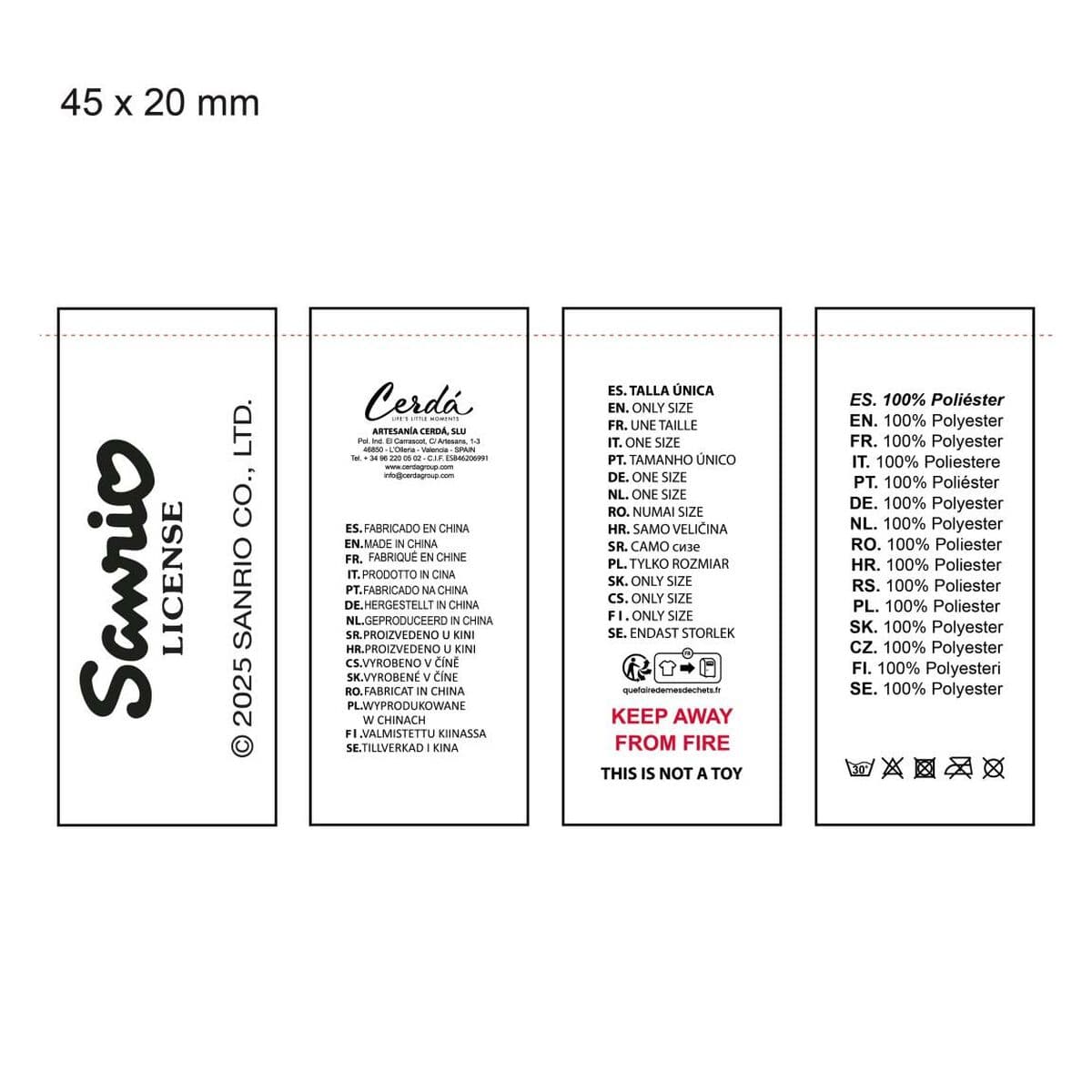 Czapka z daszkiem dziecięca Hello Kitty Biały - Image 9