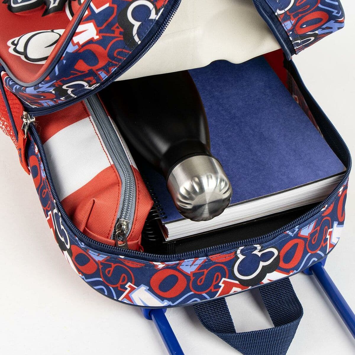 Mochila Escolar con Ruedas Mickey Mouse Rojo 25,0 x 31,0 x 10,0 cm 3D - Image 10