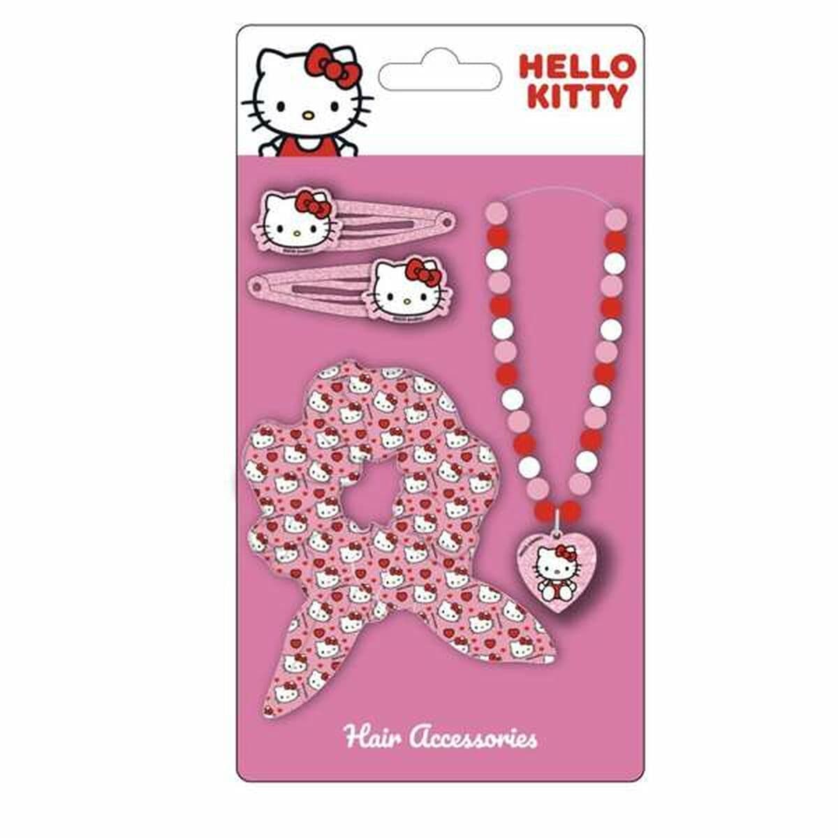 Accesorios para el Pelo Hello Kitty Rosa 4 Piezas - Image 3