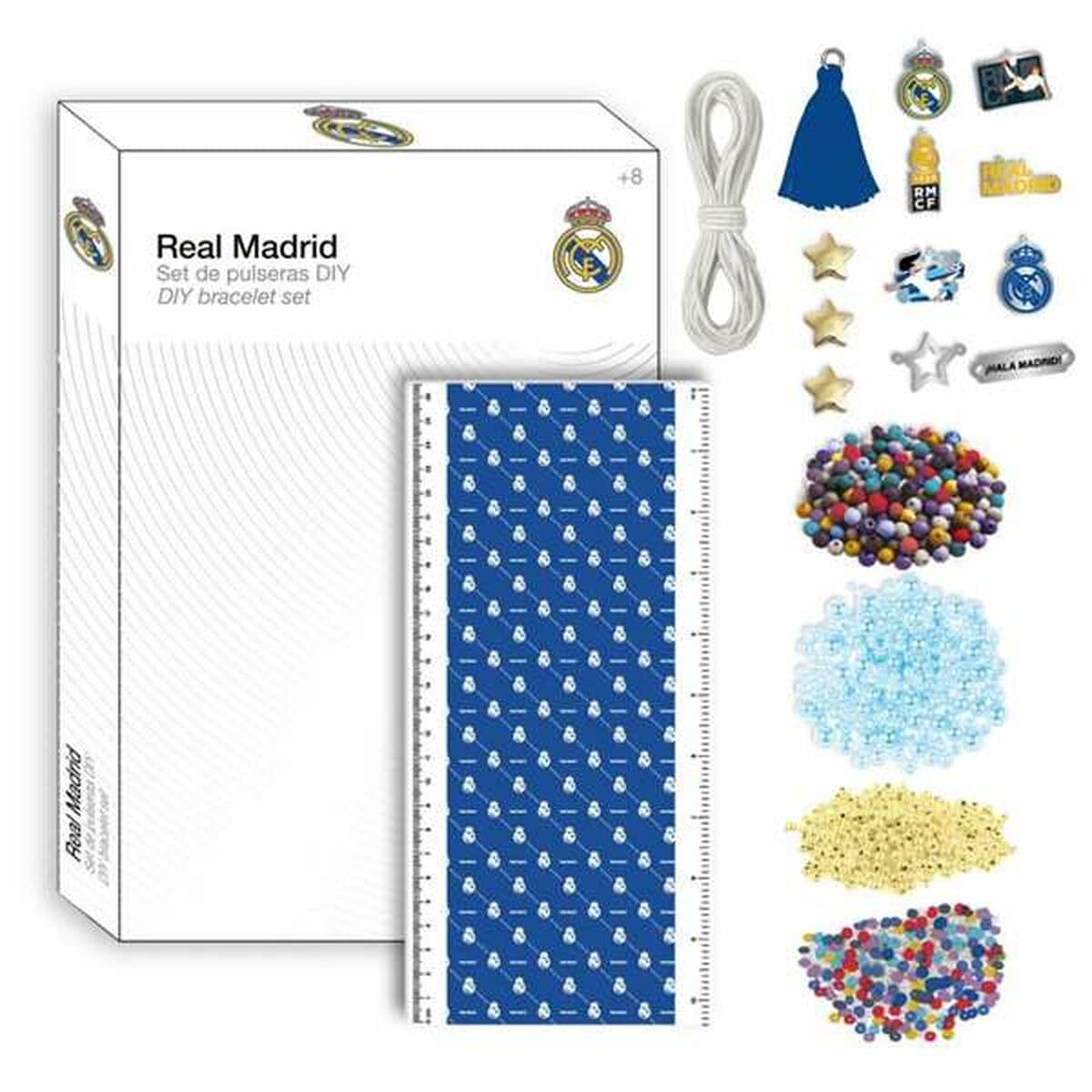 Bracelet and Necklace Making Kit Real Madrid C.F. 13 x 28,5 x 4 cm - Image 2