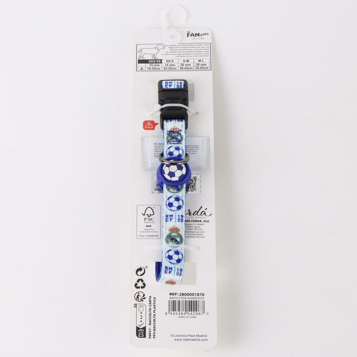 Hundhalsband Real Madrid C.F. Blå - Image 8