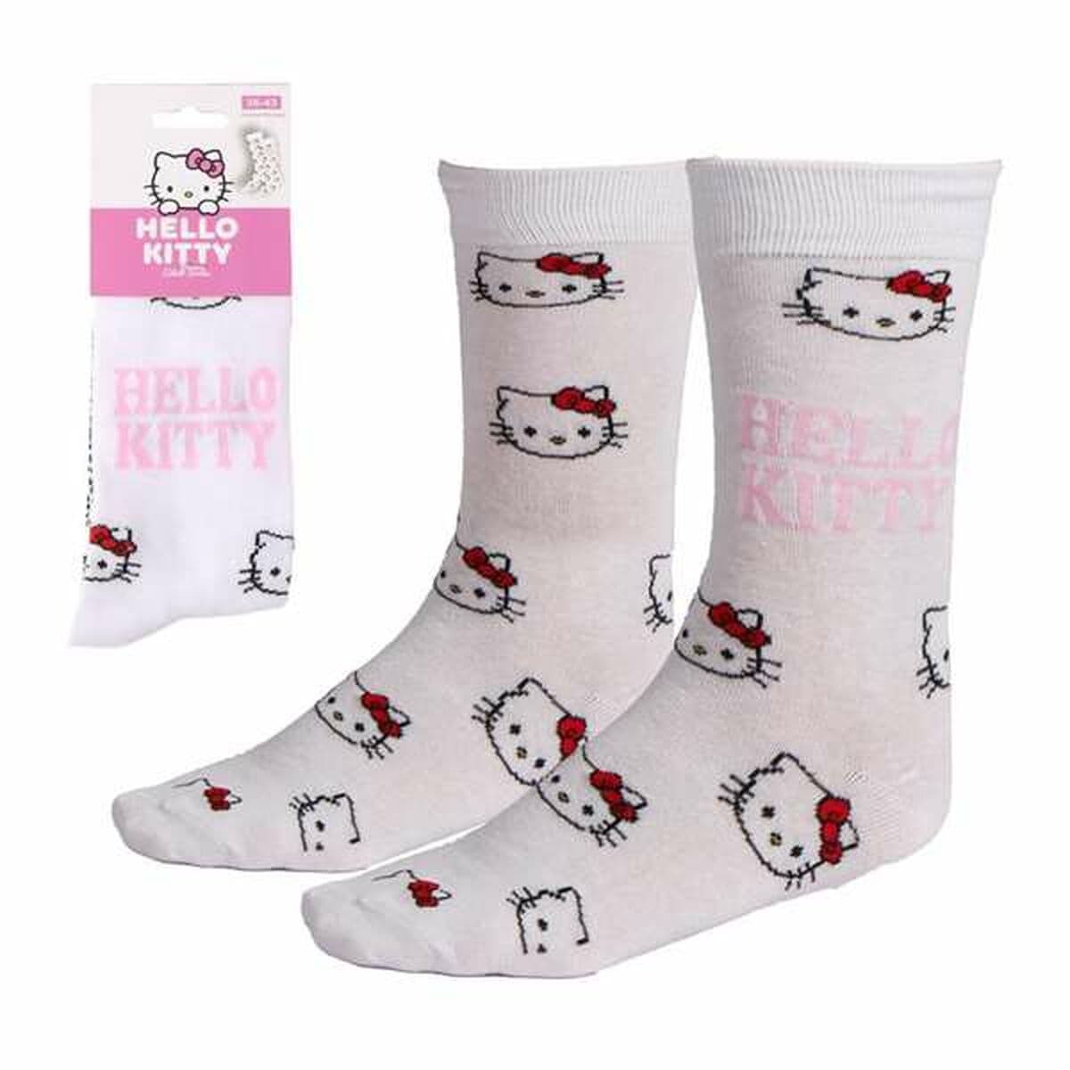 Calcetines Hello Kitty Blanco 36-43