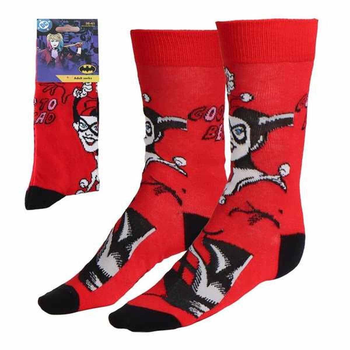 Socken Batman Harley Quinn Rot 36-43 - Image 2