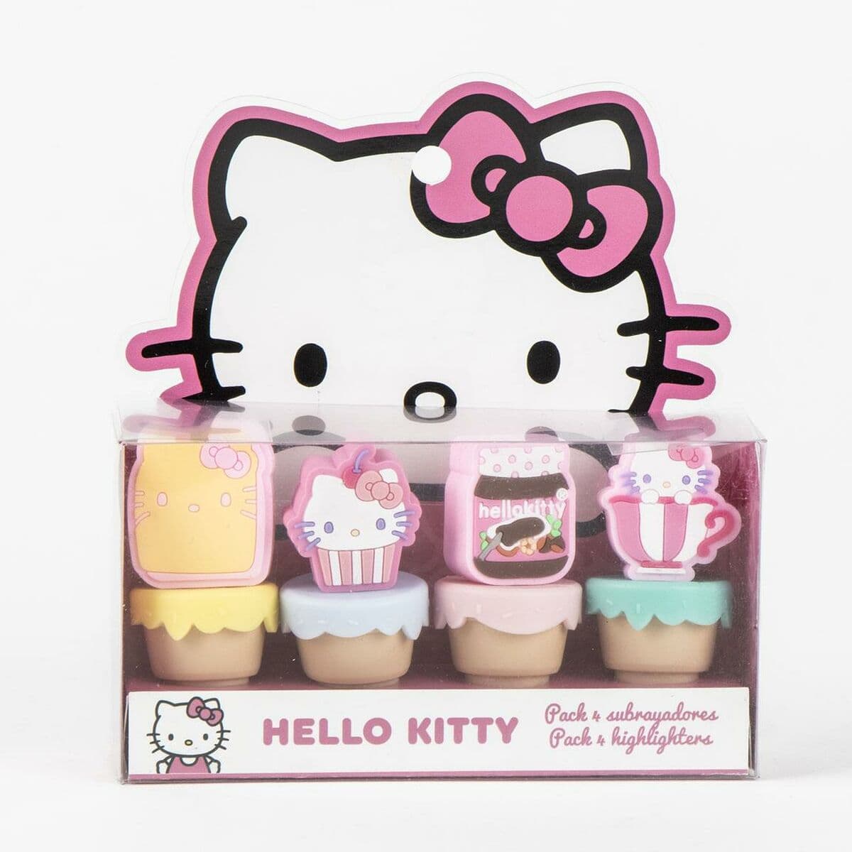 Subrayador Hello Kitty Rosa 5 Piezas - Image 4