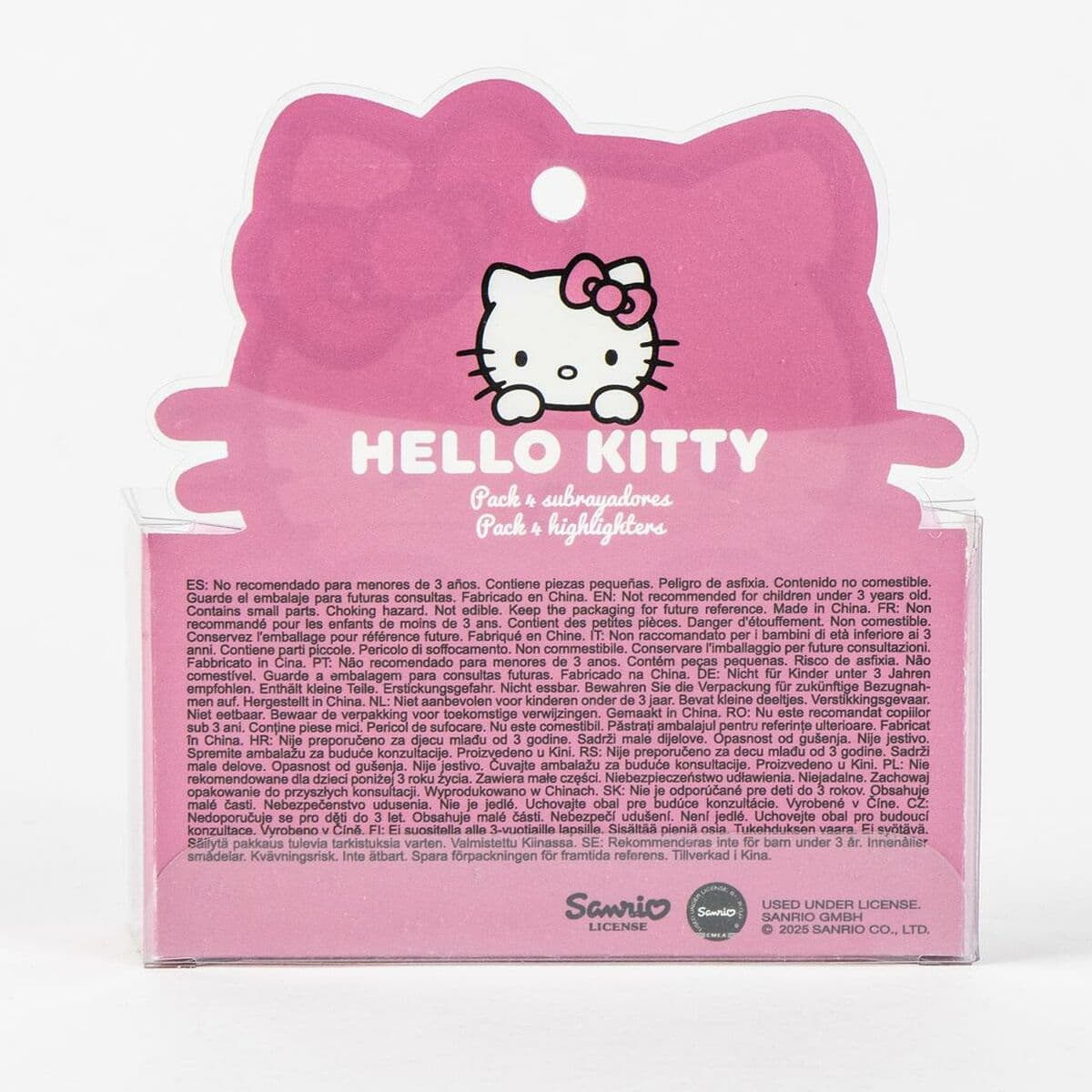 Subrayador Hello Kitty Rosa 5 Piezas - Image 5