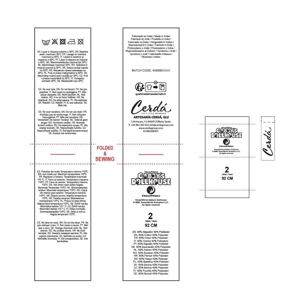 Sudadera Infantil Gabby's Dollhouse Rosa oscuro - Image 6