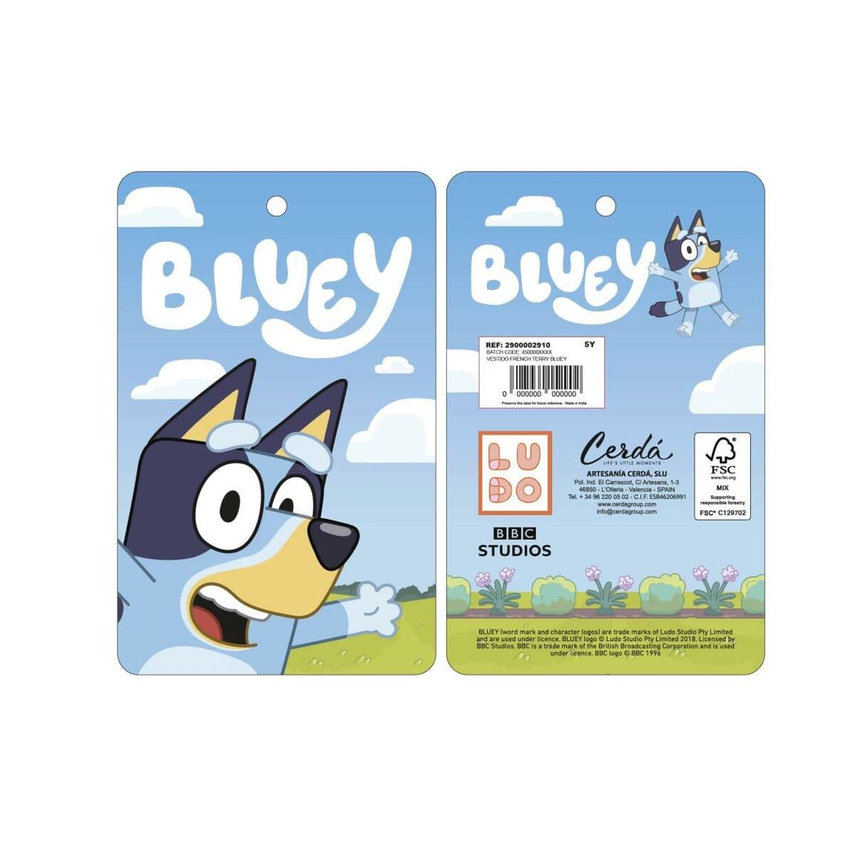 Vestido Bluey Azul claro - Image 6