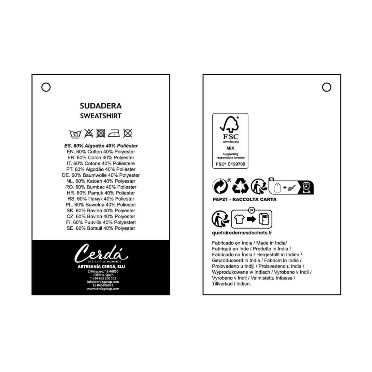 Sudadera con Capucha Niña Stitch Moana Beige - Image 5