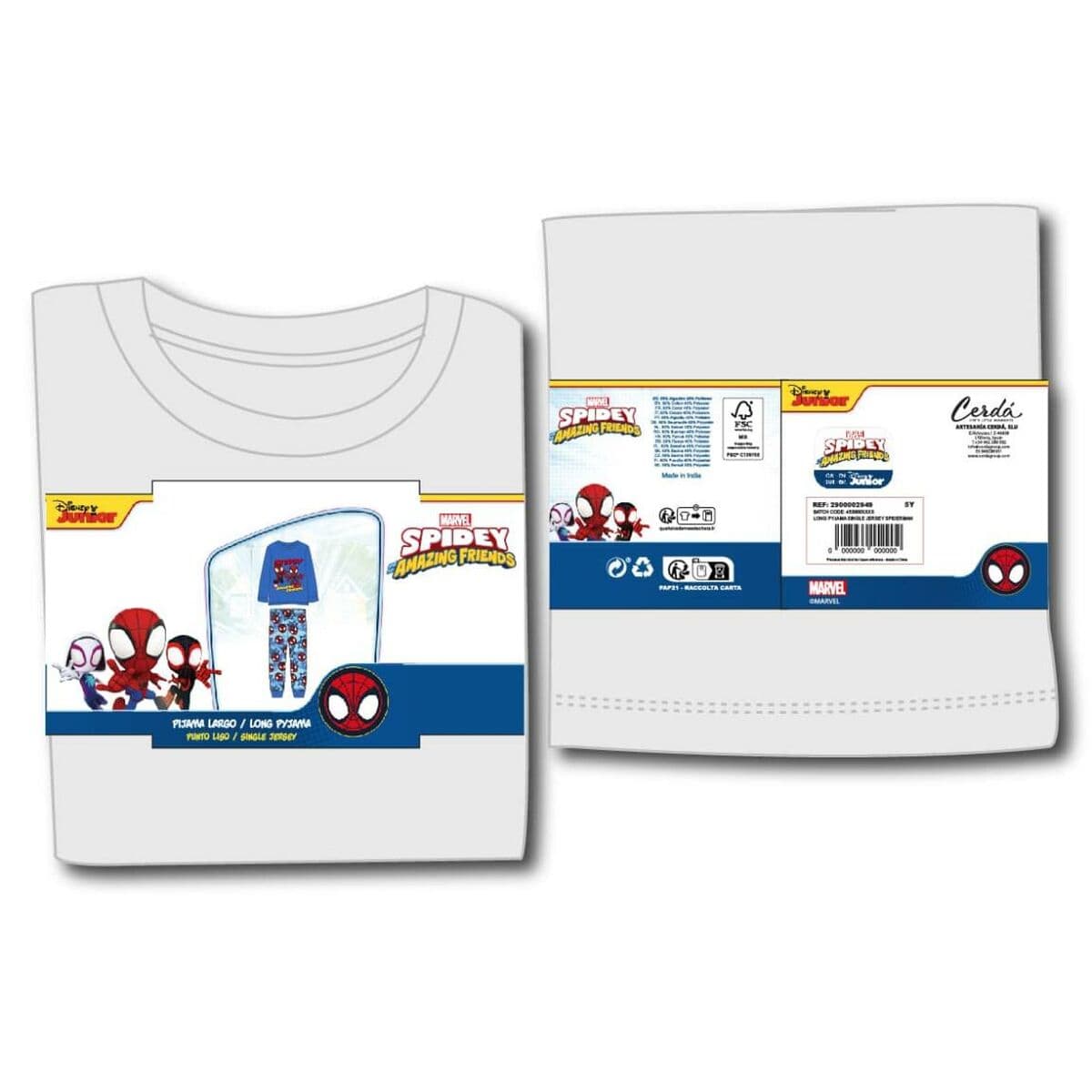 Pijama Infantil Spidey Azul - Image 6