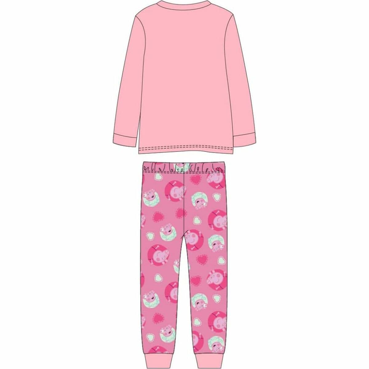Pijama Infantil Peppa Pig Rosa - Image 2