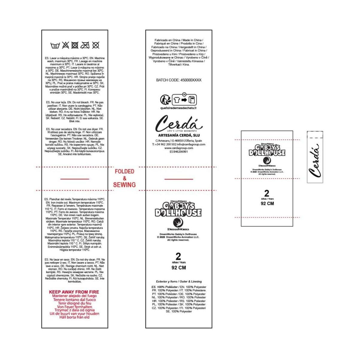 Kinder-Morgenmantel Gabby's Dollhouse - Image 9
