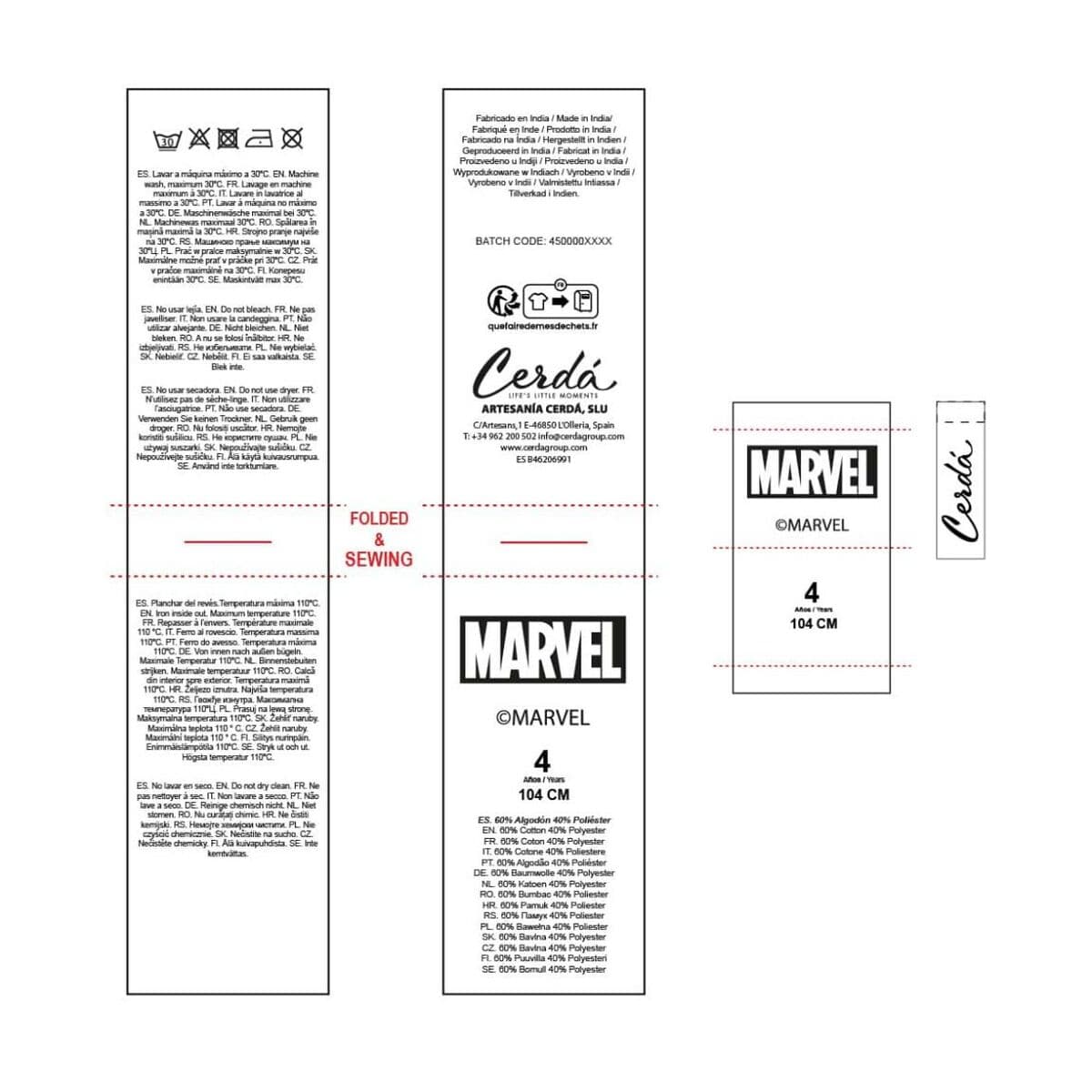 Sudadera Infantil The Avengers Beige - Image 6