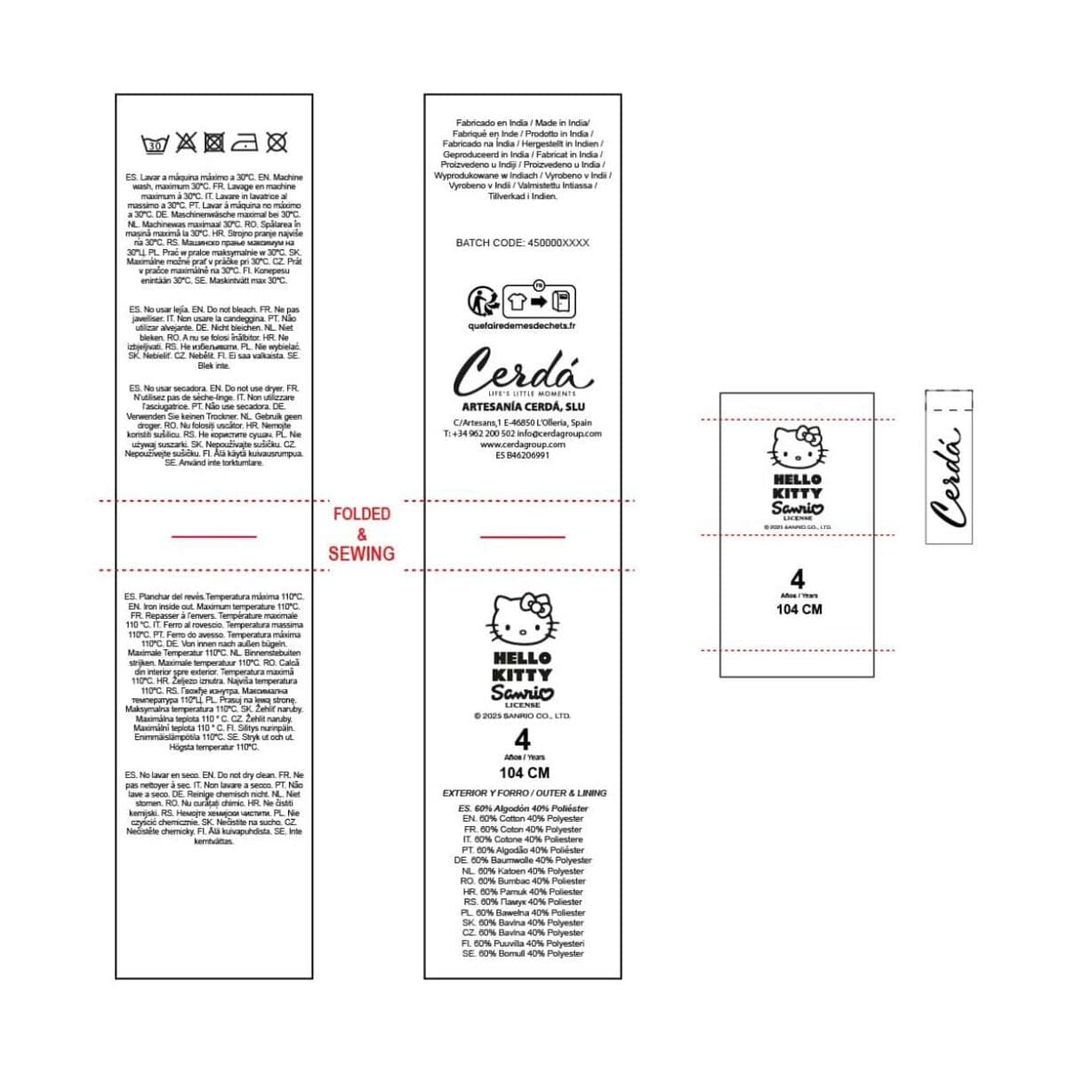 Bluza z Kapturem dla Dziewczynki Hello Kitty Szary - Image 8