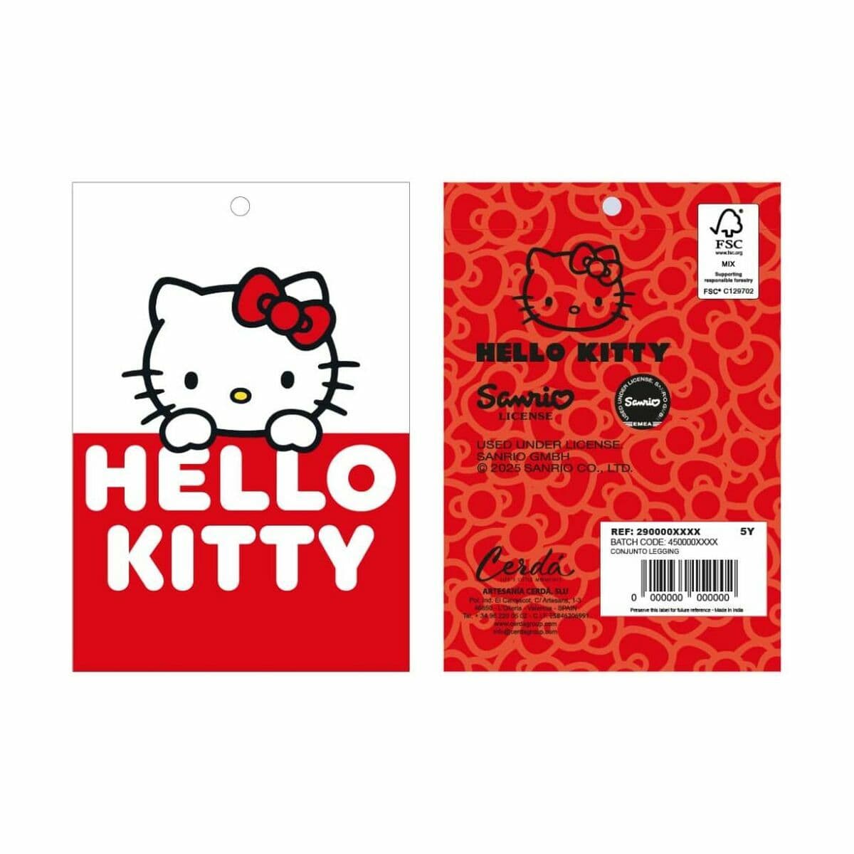 Conjunto de Ropa Hello Kitty Rosa - Image 5