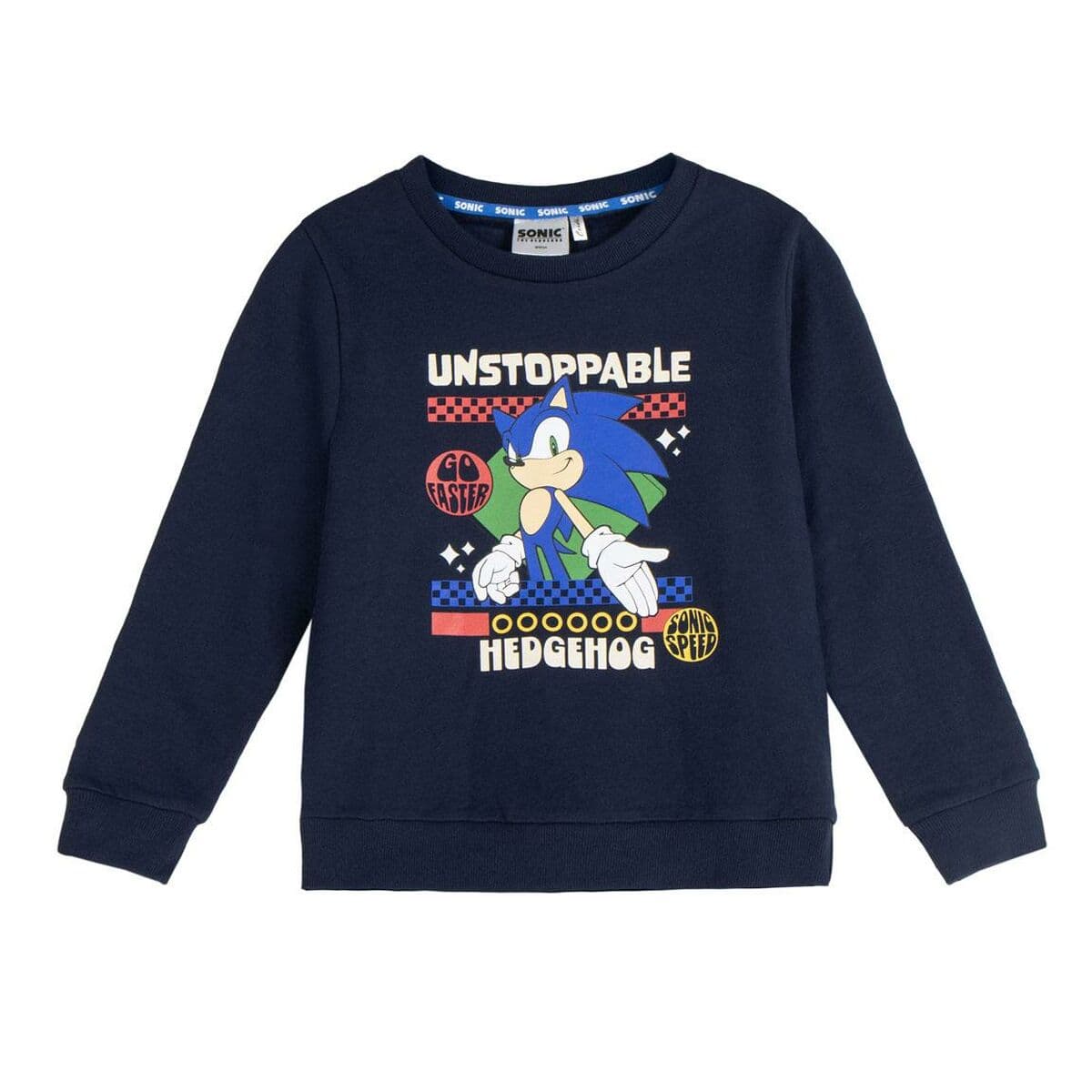 Sudadera Infantil Sonic Azul oscuro