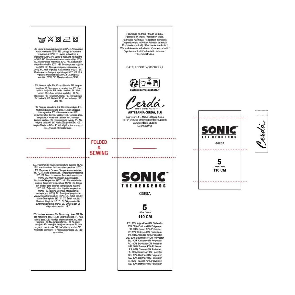 Sudadera Infantil Sonic Azul oscuro - Image 7